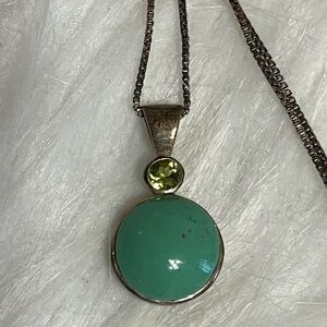 Peyote Bird Sterling Necklace